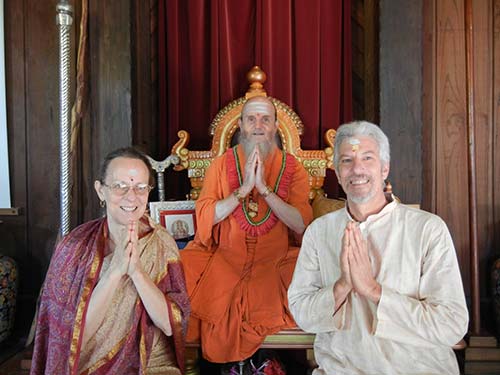 Satya and Savitri with Bodhinatha