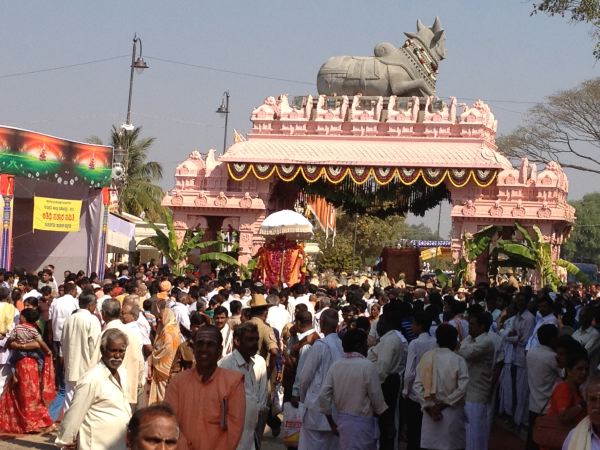Monks at Suttur Mutt, Jan 21