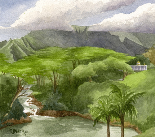 Paintings of the Monastery's Mountain View