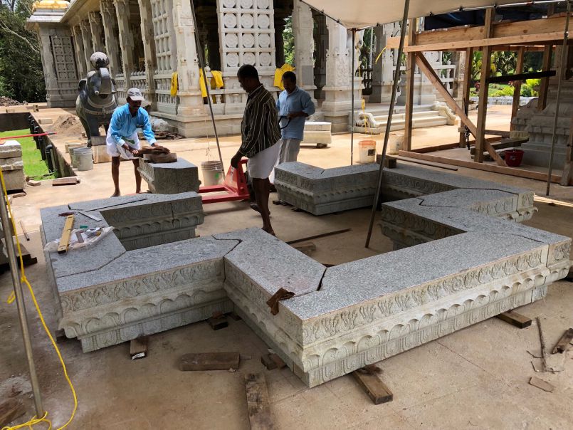 Nandi Mandapam Construction