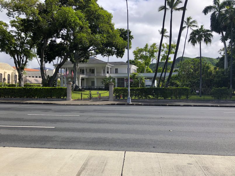 Off to Hawaii's Governor's Mansion