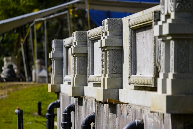 Iraivan Temple's Perimeter Wall