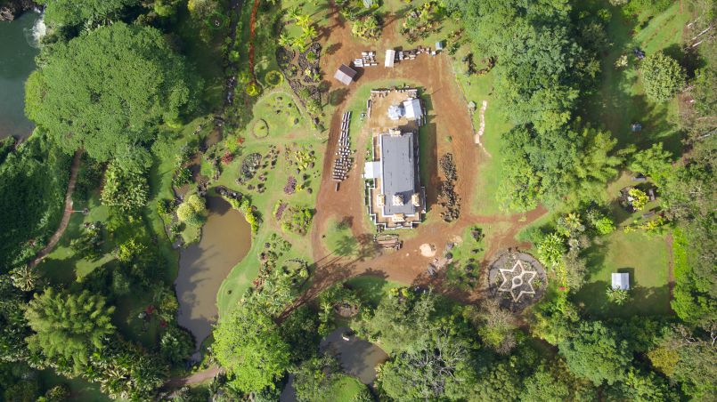 High Above the Sacred Gardens