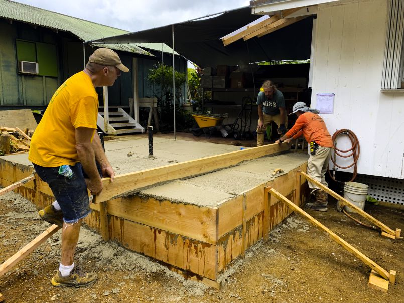 Pouring a Cement Foundation