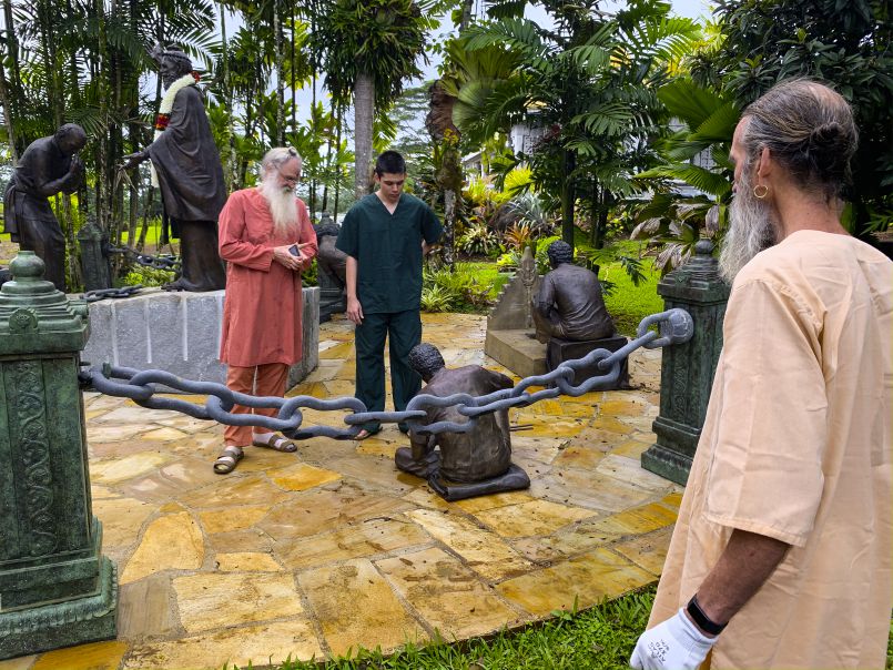 Installing Stone Chains