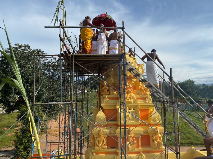 In Malaysia for the Siddhar Temple Kumbhabhishekam