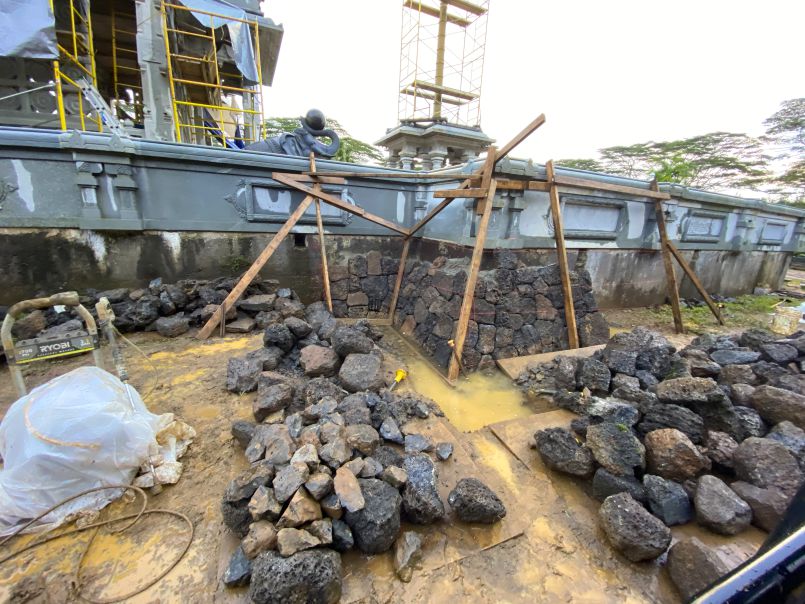 Lava Rock Wall Update - January 7th