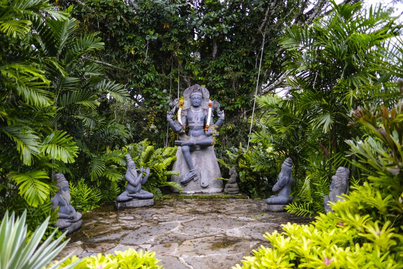 Iraivan's Steps, a Lavarock Plinth and Pretty Plants