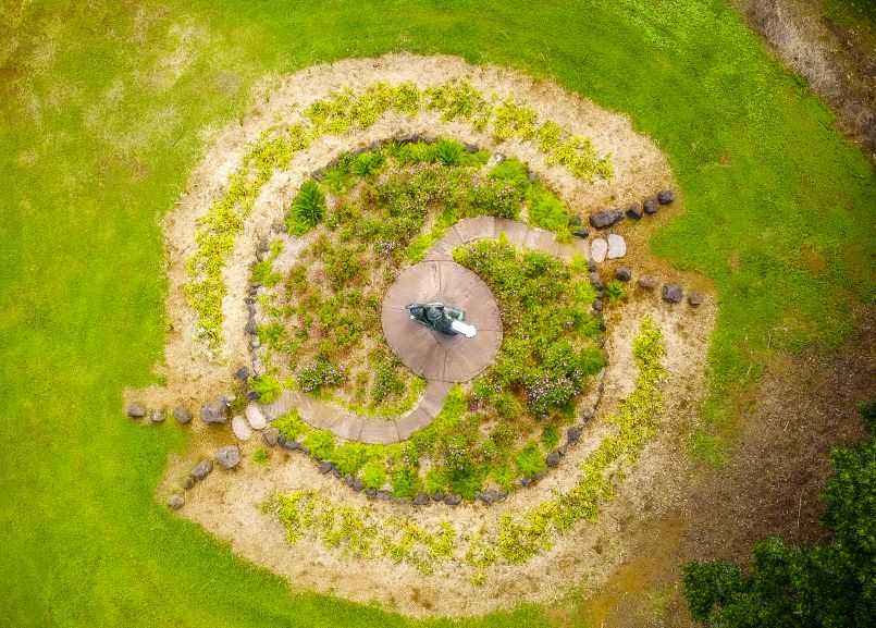 Aerials of Hanuman's Garden