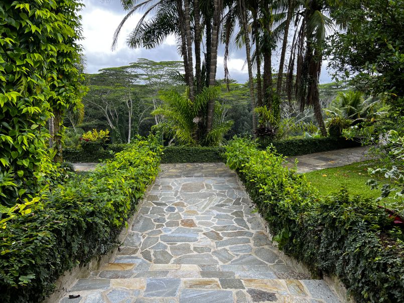 New quartzite walkway