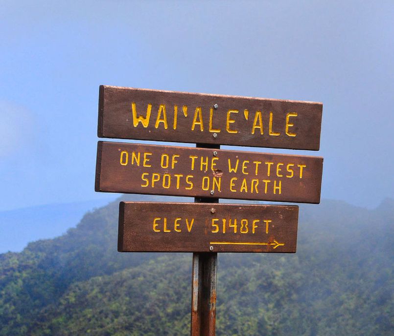 The Many Moods of Mount Waialeale