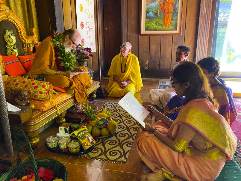 Vani Takes Vrata Shishya Vows