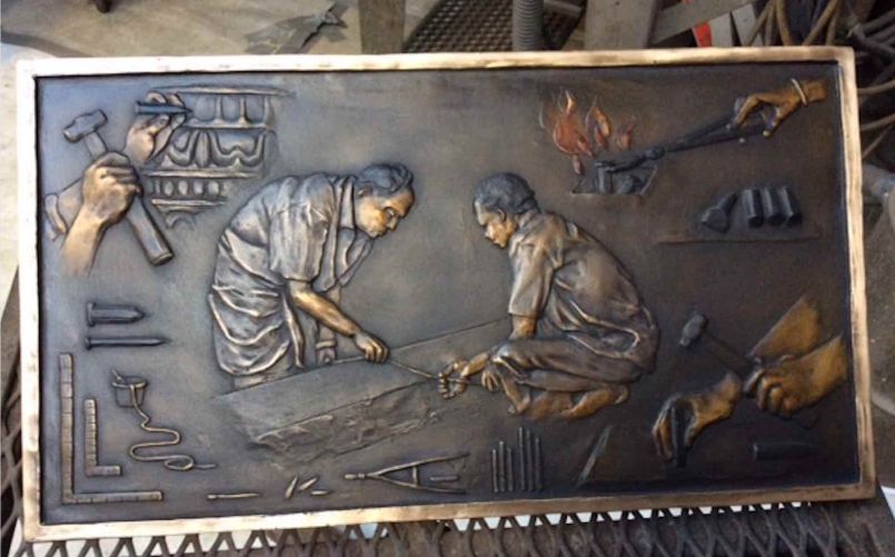 Bronze Panels for Iraivan