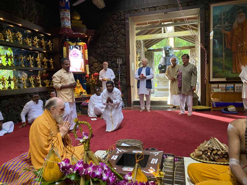 Mandala Puja for Kadavul Nandi, Balipeetam and Dhvajastambha