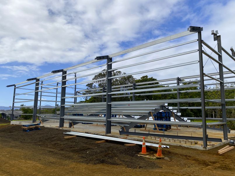Siddhidata Kulam's New Building Frame Takes Shape