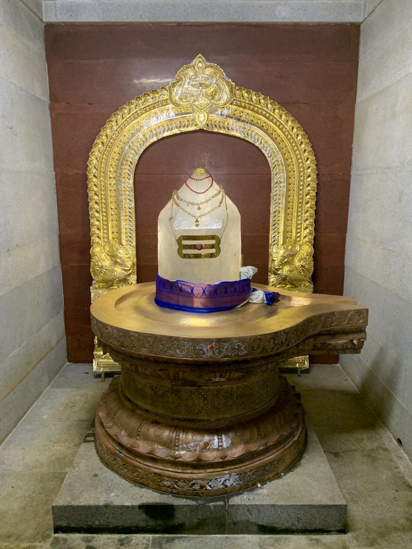 Iraivan Temple Sphatika Sivalinga Placement