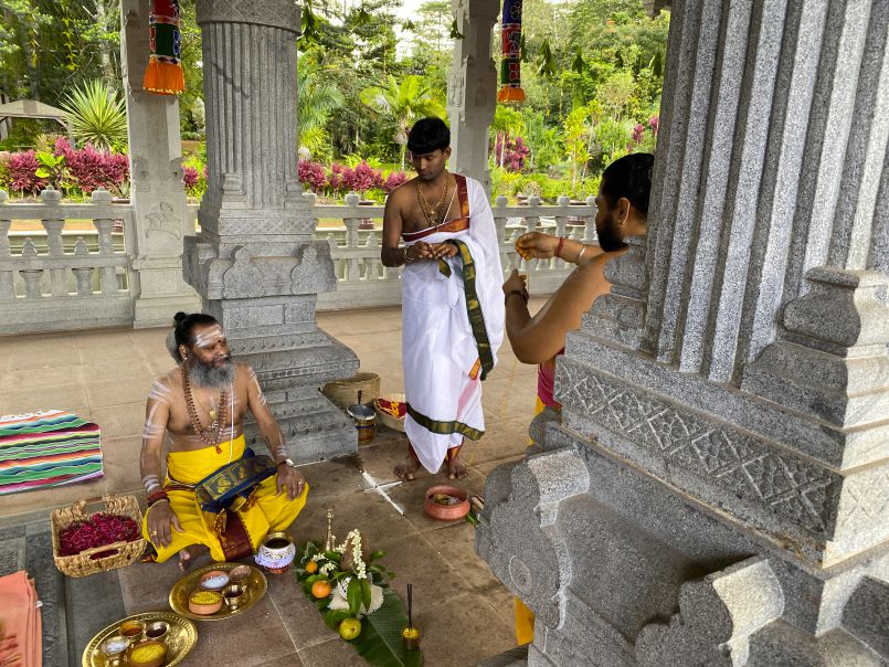 Iraivan Temple Final Mandala Pujas Underway
