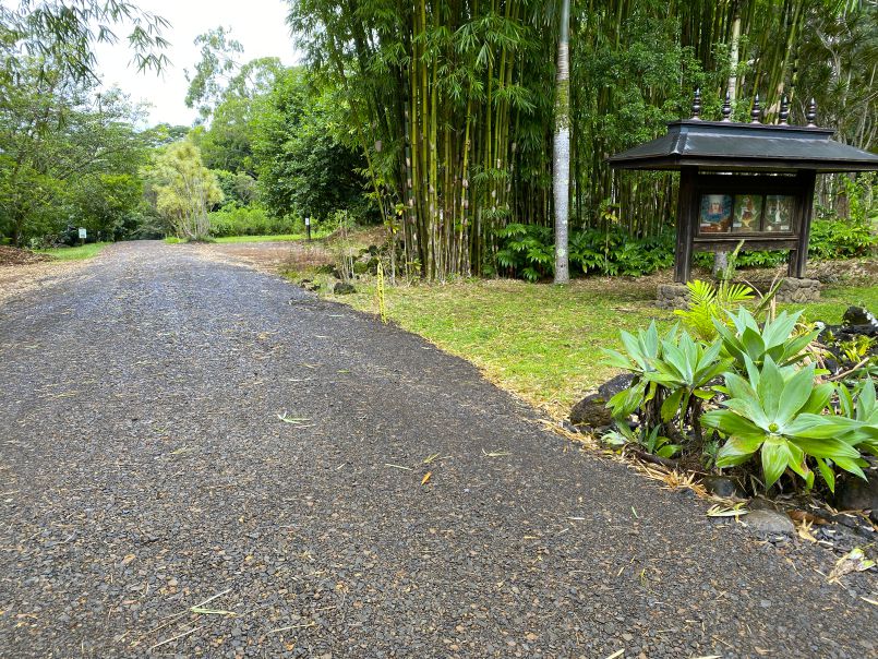 San Marga Path Paving Progress