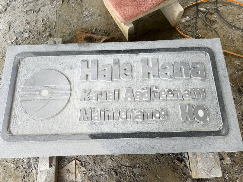 New Granite Sign